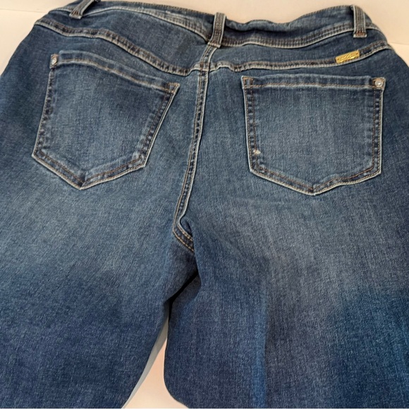 INC Denim Skinny Leg Curvy Fit Jeans Women's Sz.12 Blue 5-Pocket - Picture 6 of 11
